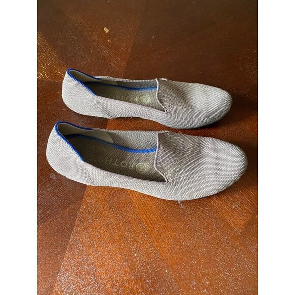 Rothy's Women's Taupe Round Toe Casual Ballet Flats - 9 - Picture 4 of 11